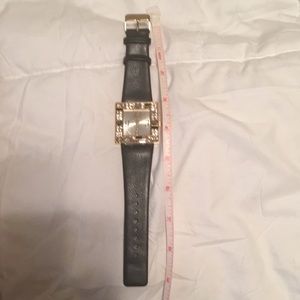 🔥Black strap square dressy face watch NWOT